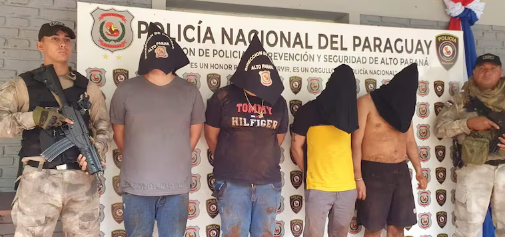 MILLONARIO GOLPE EN CIUDAD DEL ESTE: GAVILLA ROBA MÁS DE USD 52.000 Y CUATRO GUARDIAS TERMINAN APREHENDIDOS